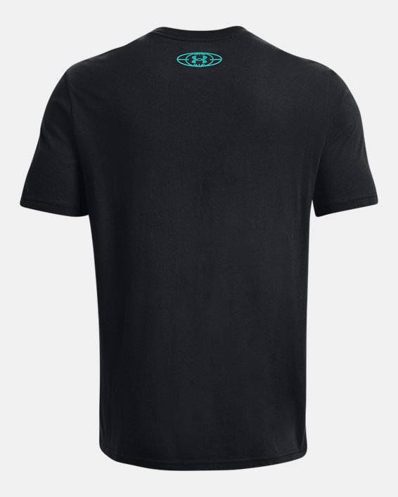 Men's UA Tri-Globe Short Sleeve, Black, pdpMainDesktop image number 5